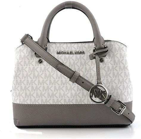 michael kors crossbody gray|Michael Kors white shoulder bag.